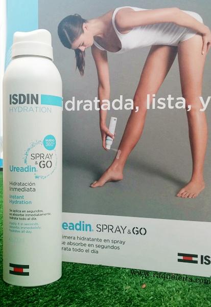 Aplicando la Hidratante Corporal en Segundos con Ureadin Spray&Go