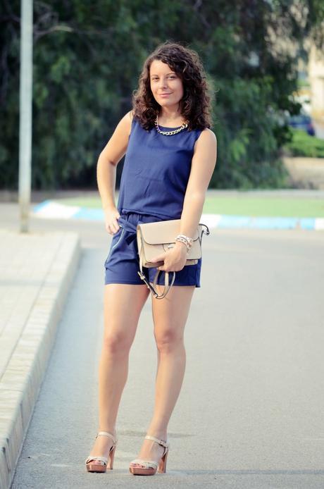 Mi vestido azul - Blue jumpsuit & Nude (7)