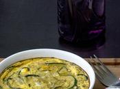 Sfougato tortilla, pastel quiche calabacín queso feta