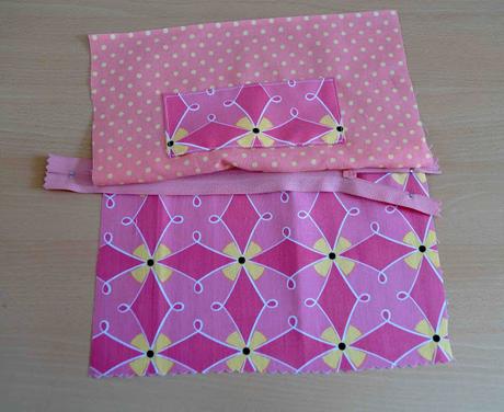 Tutorial: estuche con cremallera / Tutorial: zippered case