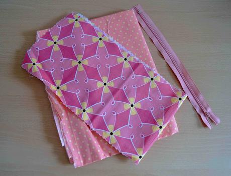 Tutorial: estuche con cremallera / Tutorial: zippered case