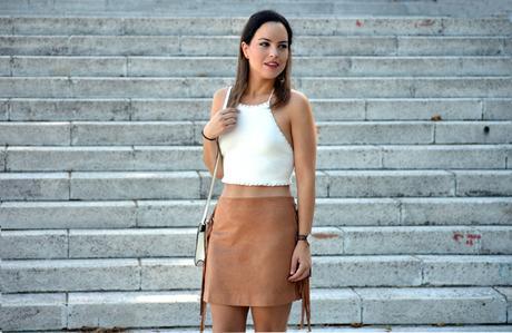 Outfit | Crochet & Suede Outfit | Crochet & Suede