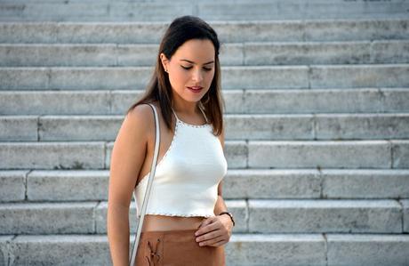 Outfit | Crochet & Suede Outfit | Crochet & Suede