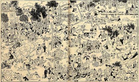 Estampas. Madrid pueblo. Veraneo en San Rafael