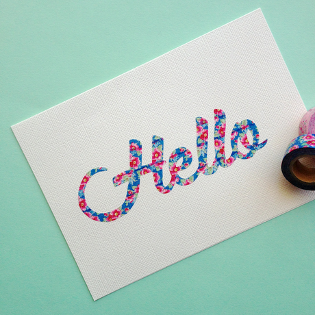 DIY: washi tape