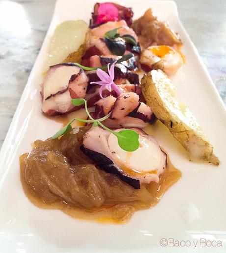 pulpo con cebolla El sortidor de la Filomena Pages Baco y Boca