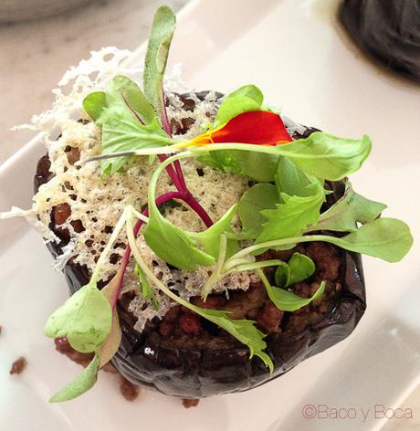 berenjena rellena de carne  El sortidor de la Filomena Pages Baco y Boca