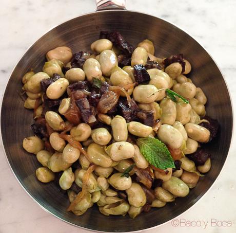 habitas baby con butifarra El sortidor de la Filomena Pages Baco y Boca