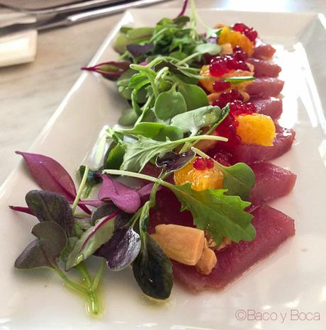 Atún marinado El sortidor de la Filomena Pages Baco y Boca