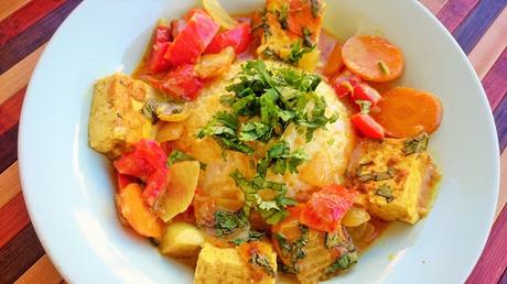 Tofu al curry