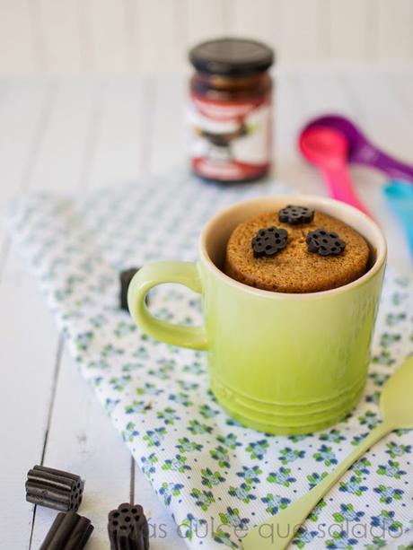 Mug cake de regaliz