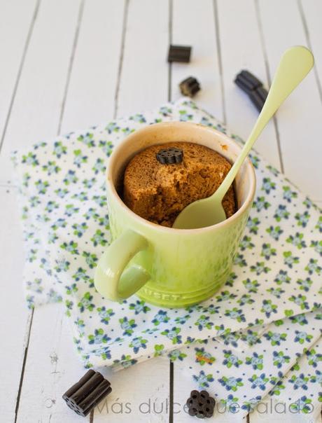 Mug cake de regaliz