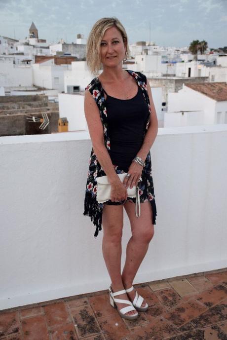 Two-piece suit floral dos piezas estampado