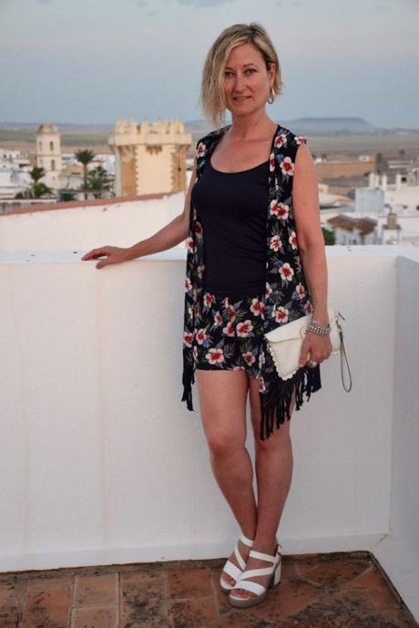 Two-piece suit floral dos piezas estampado