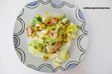 ENSALADA DE VERANO, 10 IDEAS PARA QUE NO PASES CALOR ensalada-cesar-con-pavo-a-la-plancha