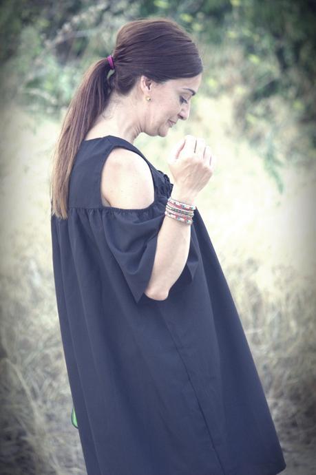 Vestido negro de romwe Vestido negro de romwe