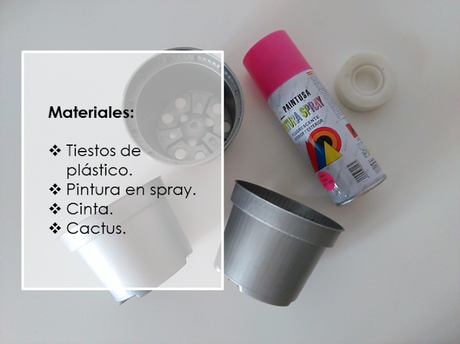 DIY: Maceta neón para cactus