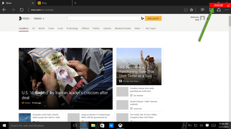 Windows 10 incluye herramienta para realizar grabaciones de pantalla