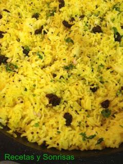 ARROZ CON CURCUMA, LIMÓN Y SEMILLAS DE MOSTAZA