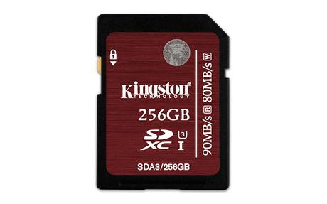 Kingston anuncia tarjetas de memoria con nuevas capacidades de 128GB y 256GB.