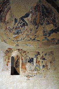 Murales del ábside lateral Museu Nacional d'Art de Catalunya 