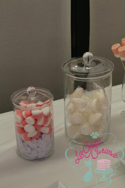 MESA DULCE PARA EL BAUTIZO DE CARLA