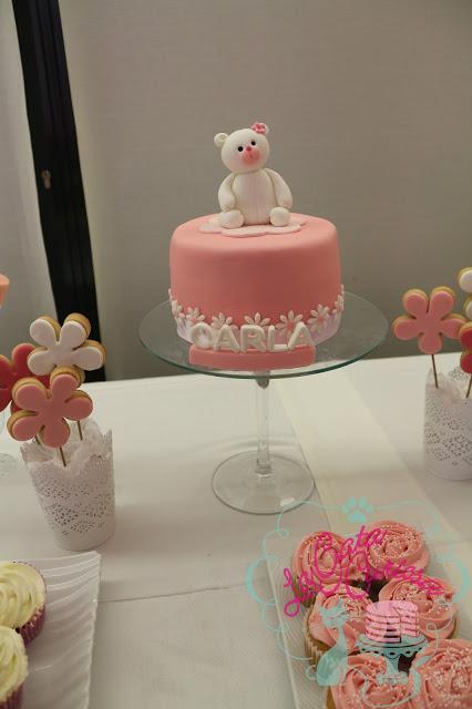 MESA DULCE PARA EL BAUTIZO DE CARLA