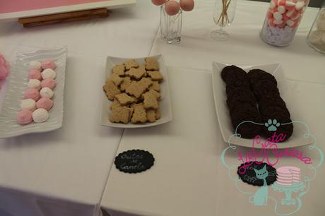 MESA DULCE PARA EL BAUTIZO DE CARLA