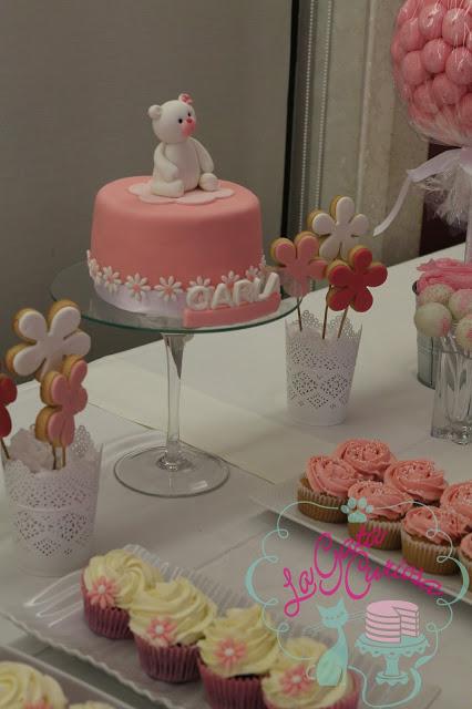 MESA DULCE PARA EL BAUTIZO DE CARLA