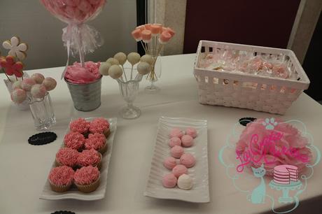 MESA DULCE PARA EL BAUTIZO DE CARLA