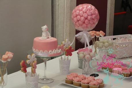 MESA DULCE PARA EL BAUTIZO DE CARLA