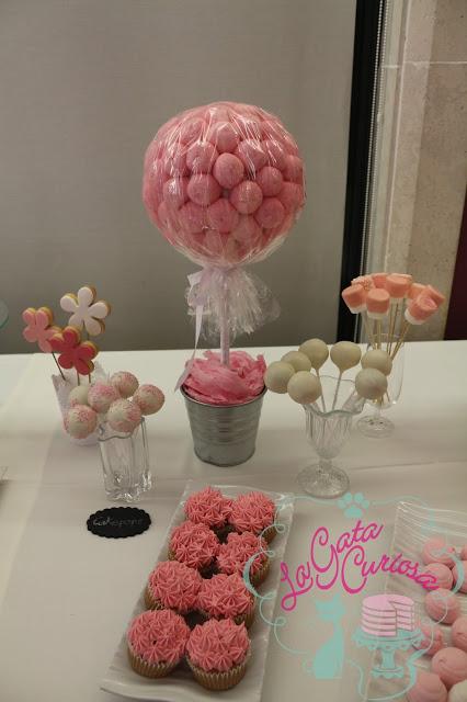 MESA DULCE PARA EL BAUTIZO DE CARLA