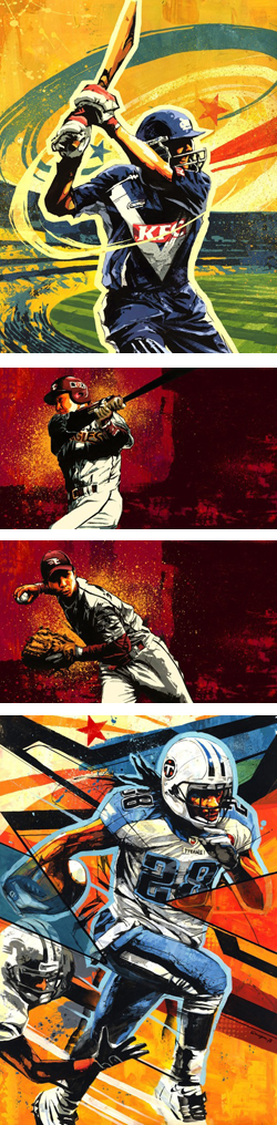 ilustradores y artistas graficos, arte callejero Dragon 76