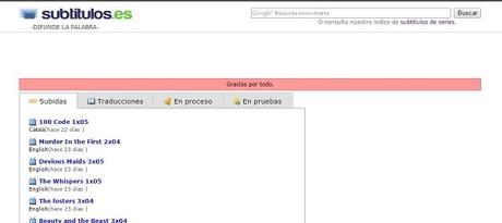¿Dónde puedo conseguir subtítulos para series?