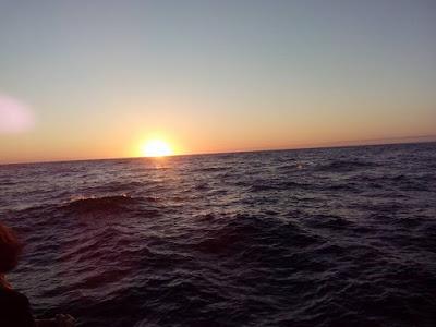 El libro del frío + Atardecer en la Ría de Vigo