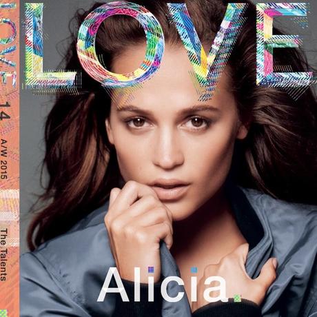 Cher, Kate Moss, Alicia Vikander, Poppy Delevingne portada de Love Magazine