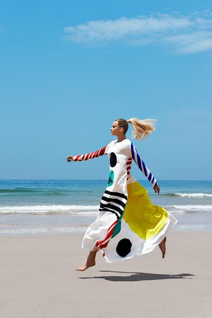 Karolina Mrozkova luce estampados para ELLE Rep. Checa