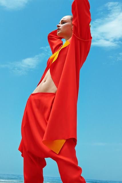 Karolina Mrozkova luce estampados para ELLE Rep. Checa