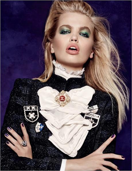 Daphne Groenveveld rockera para Vogue Rusia