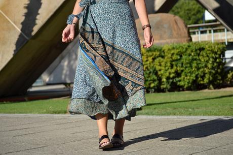 Outfit | Print skirt