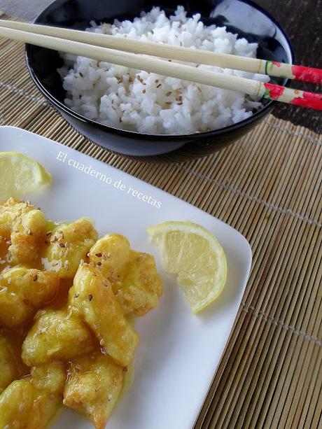 Pollo al Limón { Estilo Chino }