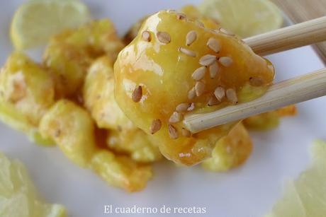 Pollo al Limón { Estilo Chino }