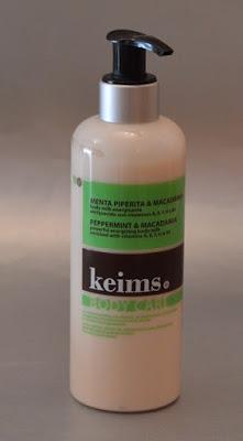 Leche Corporal Energizante “Menta Piperita & Macadamia” de KEIMS