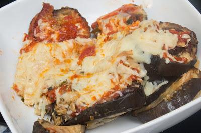 Pastel de berenjenas e higos