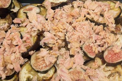 Pastel de berenjenas e higos