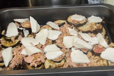 Pastel de berenjenas e higos