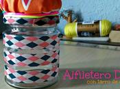 Reciclaje: alfiletero tarro cristal