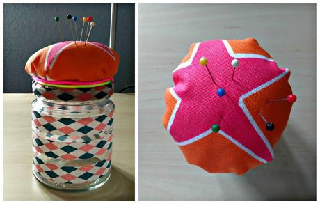 RECICLAJE: ALFILETERO DIY CON TARRO DE CRISTAL