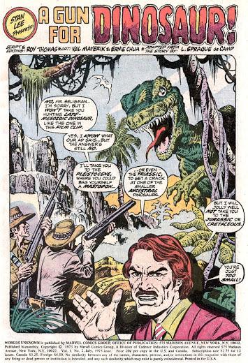 Superhéroes y dinosaurios I: Roy Thomas