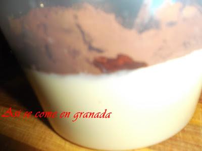 Helado de chocolate cremoso